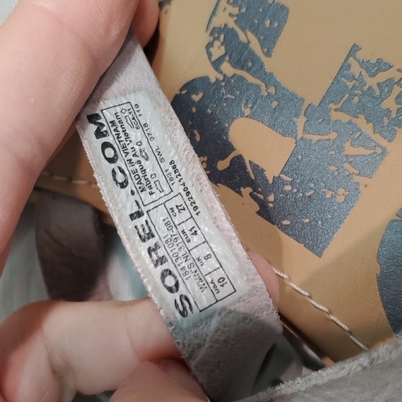 Sorel Women Comfort Loop Toe Ella Criss Cross in dove Sandals Flats shoes 10 - Picture 13 of 15